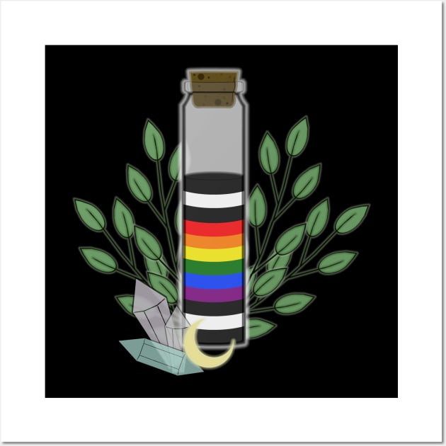 Ally LGBTQIA+ Potion Wall Art by Curse Me Not